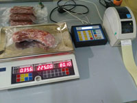 Маркировка колбасных изделий термоэтикеткой